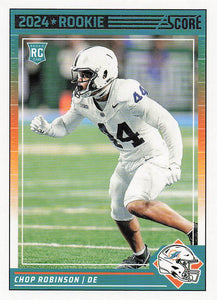 2024 Score Football Chop Robinson #322 Rookie