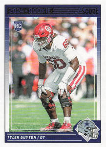 2024 Score Football Tyler Guyton #336 Rookie