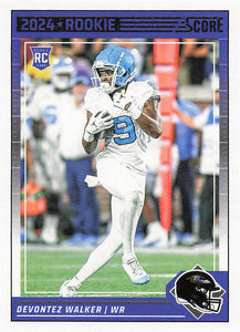 2024 Score Football Devontez Walker #352 Rookie
