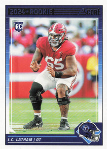 2024 Score Football JC Latham #318 Rookie