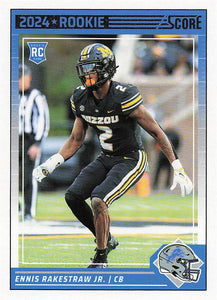 2024 Score Football Ennis Rakestraw #335 Rookie