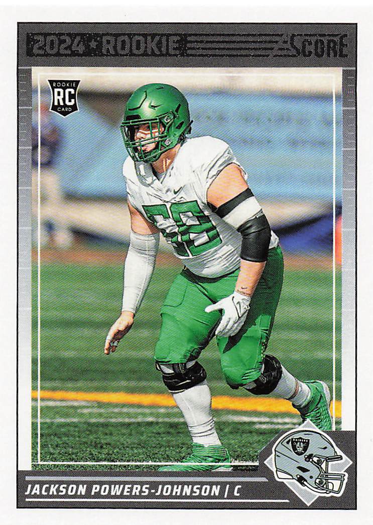 2024 Score Football Jackson Powers-Johnson #321 Rookie
