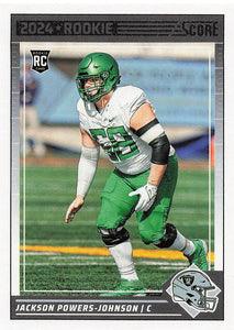 2024 Score Football Jackson Powers-Johnson #321 Rookie