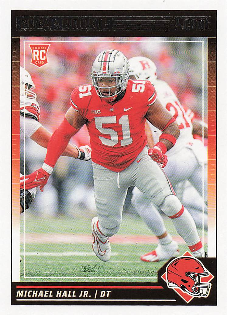2024 Score Football Michael Hall Jr. #363 Rookie
