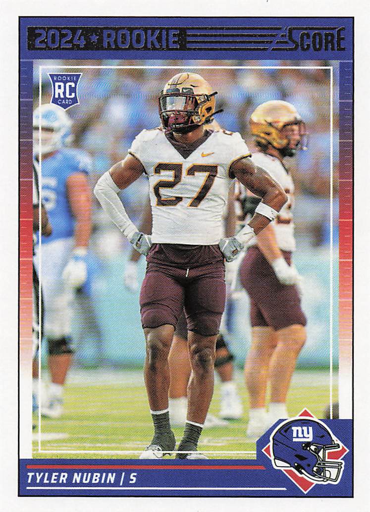 2024 Score Football Tyler Nubin #347 Rookie