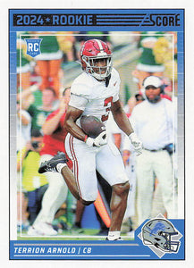 2024 Score Football Terrion Arnold #315 Rookie