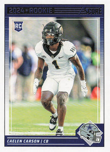 2024 Score Football Caelen Carson #368 Rookie