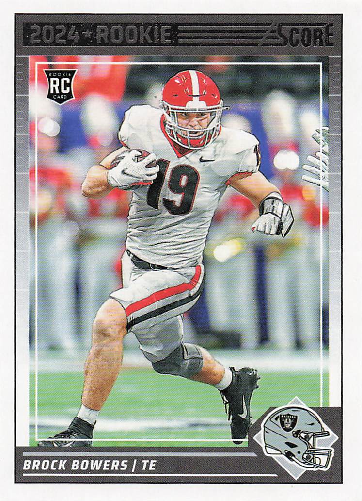 2024 Score Football Brock Bowers #310 Rookie