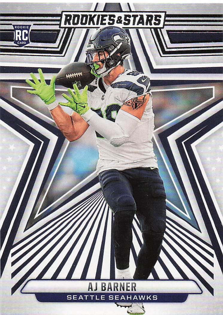 2024 Panini Rookies & Stars Football AJ Barner #103 Rookie