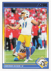 2024 Score Football Cameron Dicker #167