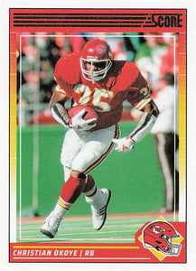 2024 Score Football Christian Okoye #144