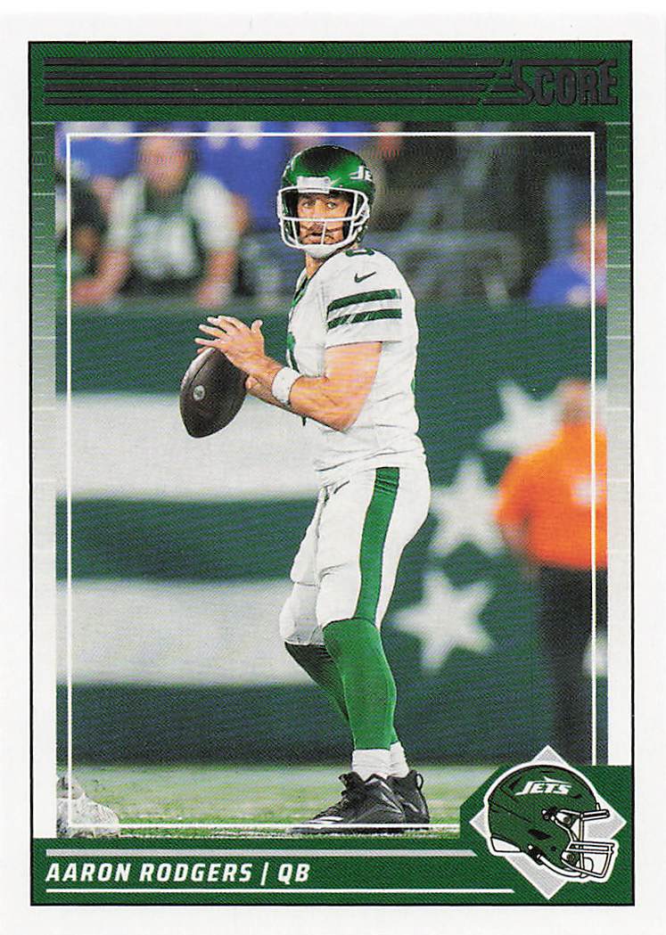 2024 Score Football Aaron Rodgers #222