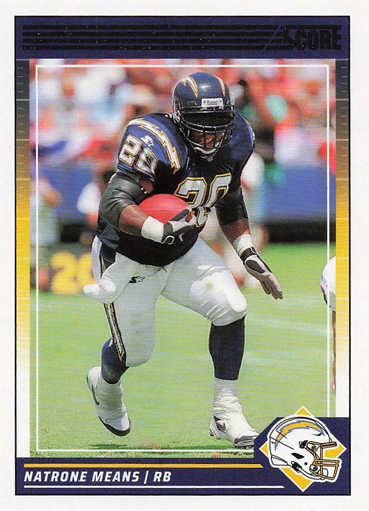 2024 Score Football Natrone Means #170