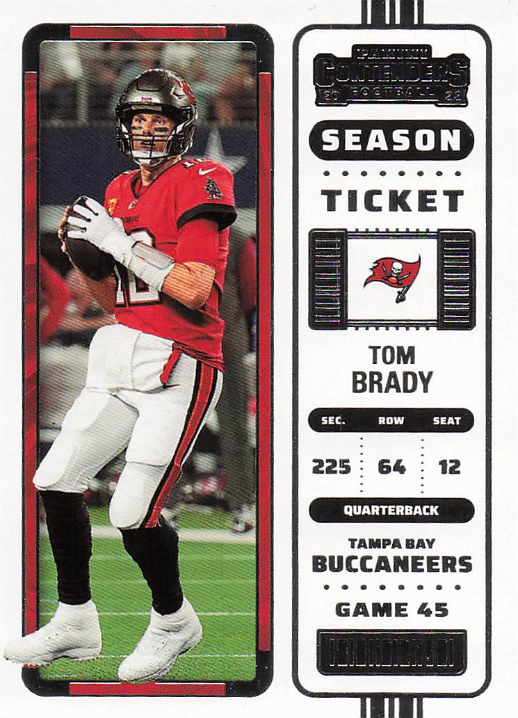 2022 Panini Contenders Football Tom Brady #93