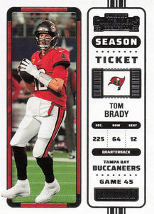 2022 Panini Contenders Football Tom Brady #93