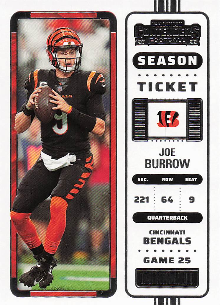 2022 Panini Contenders Football Joe Burrow #17