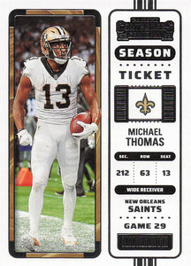2022 Panini Contenders Football Michael Thomas #63