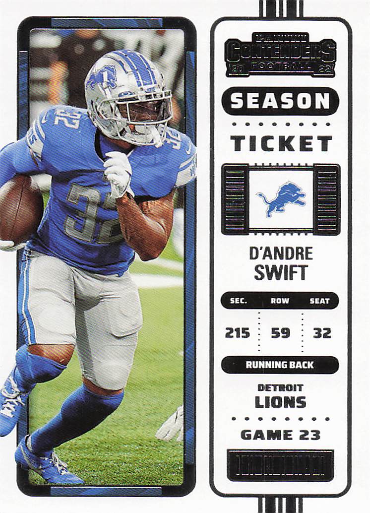 2022 Panini Contenders Football D'Andre Swift #35