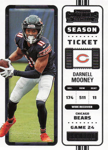 2022 Panini Contenders Football Darnell Mooney #21