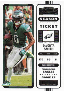 2022 Panini Contenders Football DeVonta Smith #78