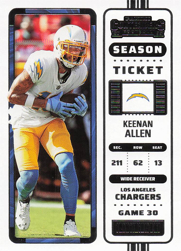 2022 Panini Contenders Football Keenan Allen #75