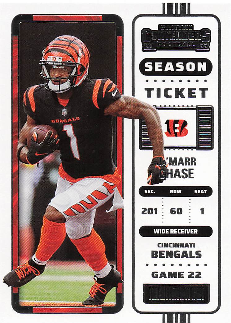 2022 Panini Contenders Football Ja'Marr Chase #18