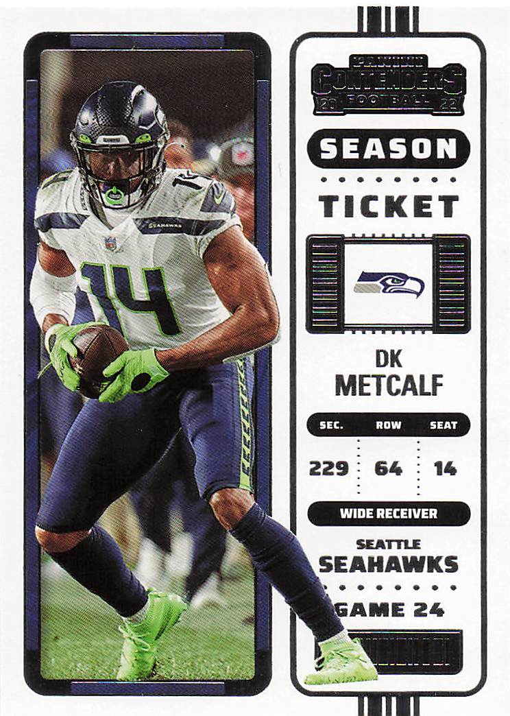 2022 Panini Contenders Football DK Metcalf #89