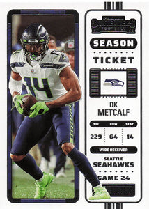 2022 Panini Contenders Football DK Metcalf #89