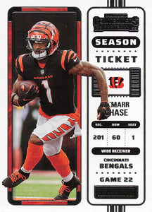 2022 Panini Contenders Football Ja'Marr Chase #18