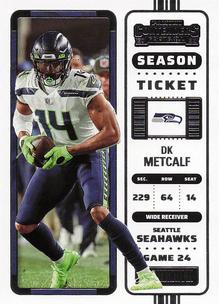 2022 Panini Contenders Football DK Metcalf #89