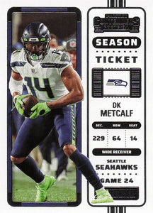 2022 Panini Contenders Football DK Metcalf #89