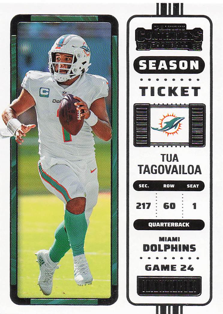 2022 Panini Contenders Football Tua Tagovailoa #79