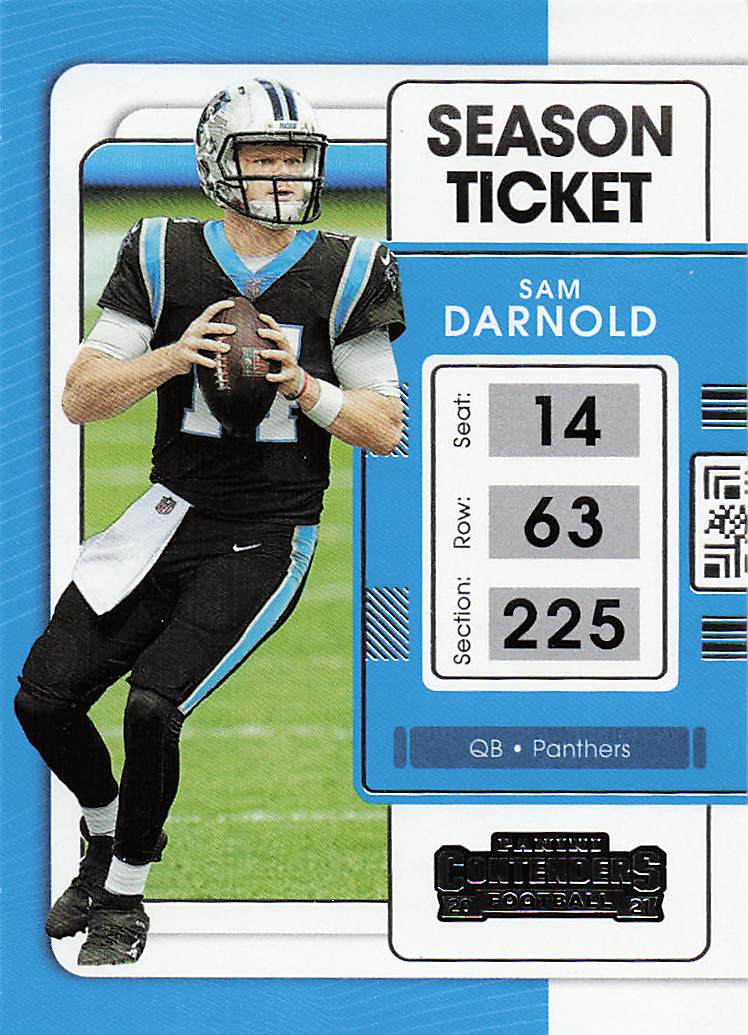 2021 Panini Contenders Football Sam Darnold #13