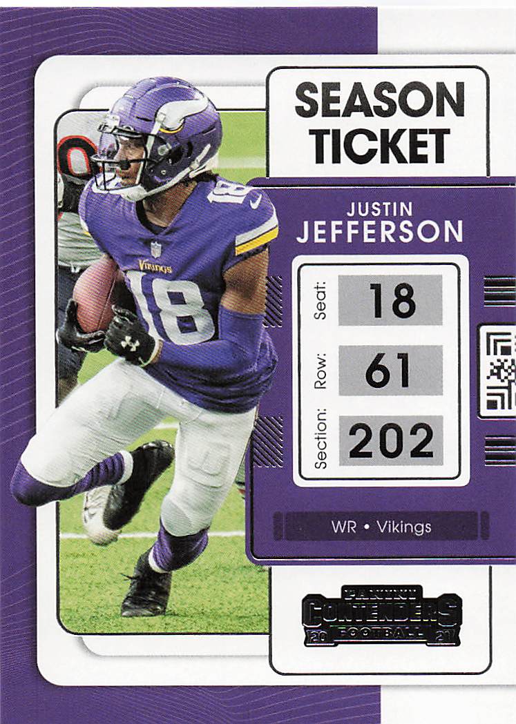 2021 Panini Contenders Football Justin Jefferson #63