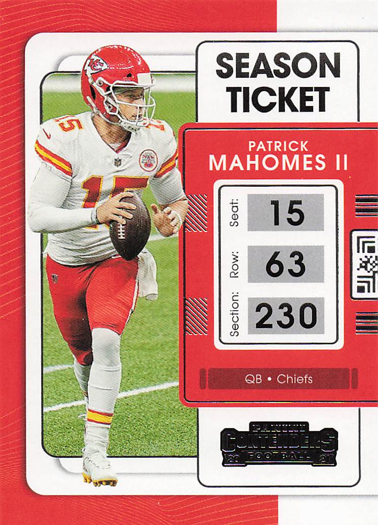 2021 Panini Contenders Football Patrick Mahomes II #47