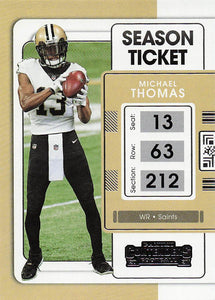 2021 Panini Contenders Football Michael Thomas #70