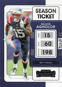 2021 Panini Contenders Football Nelson Agholor #67