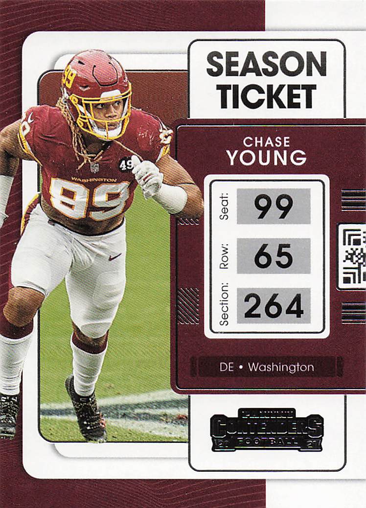 2021 Panini Contenders Football Chase Young #100