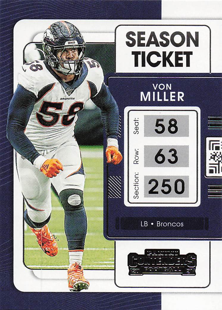2021 Panini Contenders Football Von Miller #30
