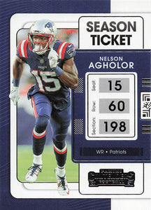 2021 Panini Contenders Football Nelson Agholor #67