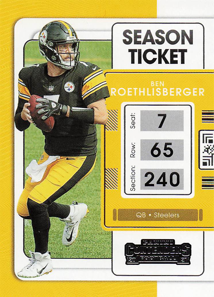 2021 Panini Contenders Football Ben Roethlisberger #82