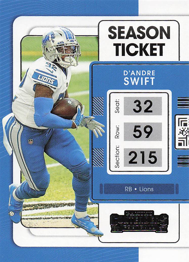 2021 Panini Contenders Football D'Andre Swift #32
