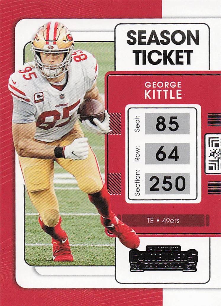2021 Panini Contenders Football George Kittle #89
