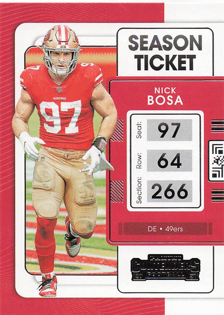 2021 Panini Contenders Football Nick Bosa #90