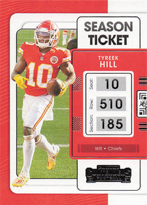2021 Panini Contenders Football Tyreek Hill #48