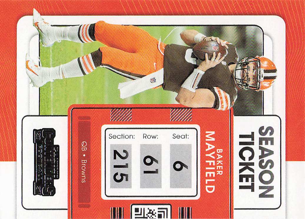 2021 Panini Contenders Football Baker Mayfield #22