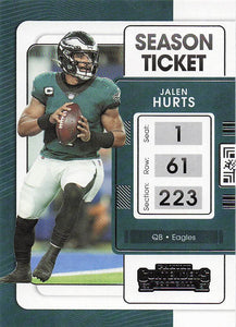 2021 Panini Contenders Football Jalen Hurts #79