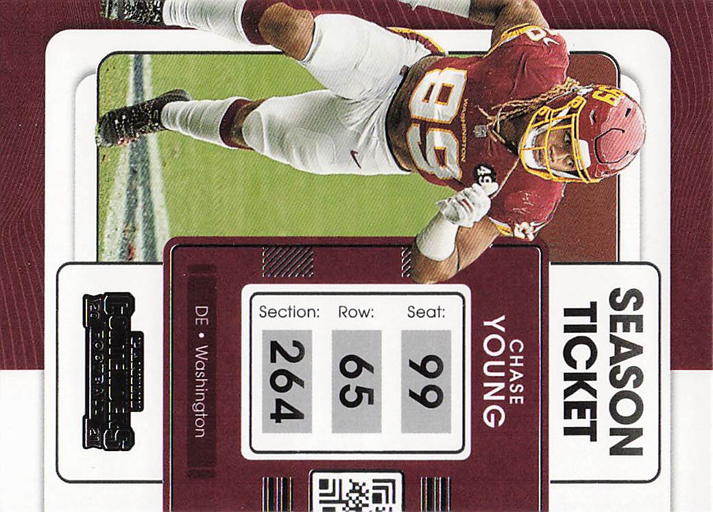 2021 Panini Contenders Football Chase Young #100