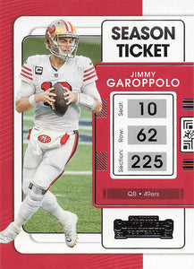 2021 Panini Contenders Football Jimmy Garoppolo #88