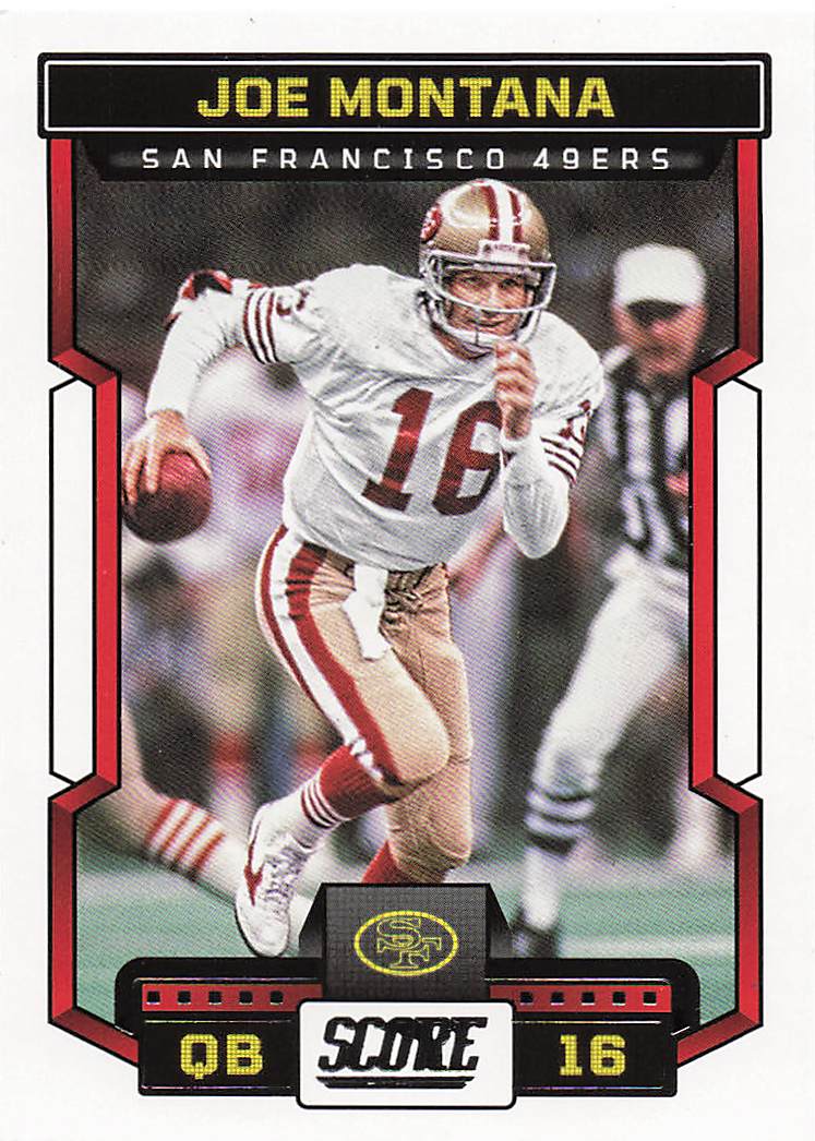 2023 Score Football Joe Montana #178